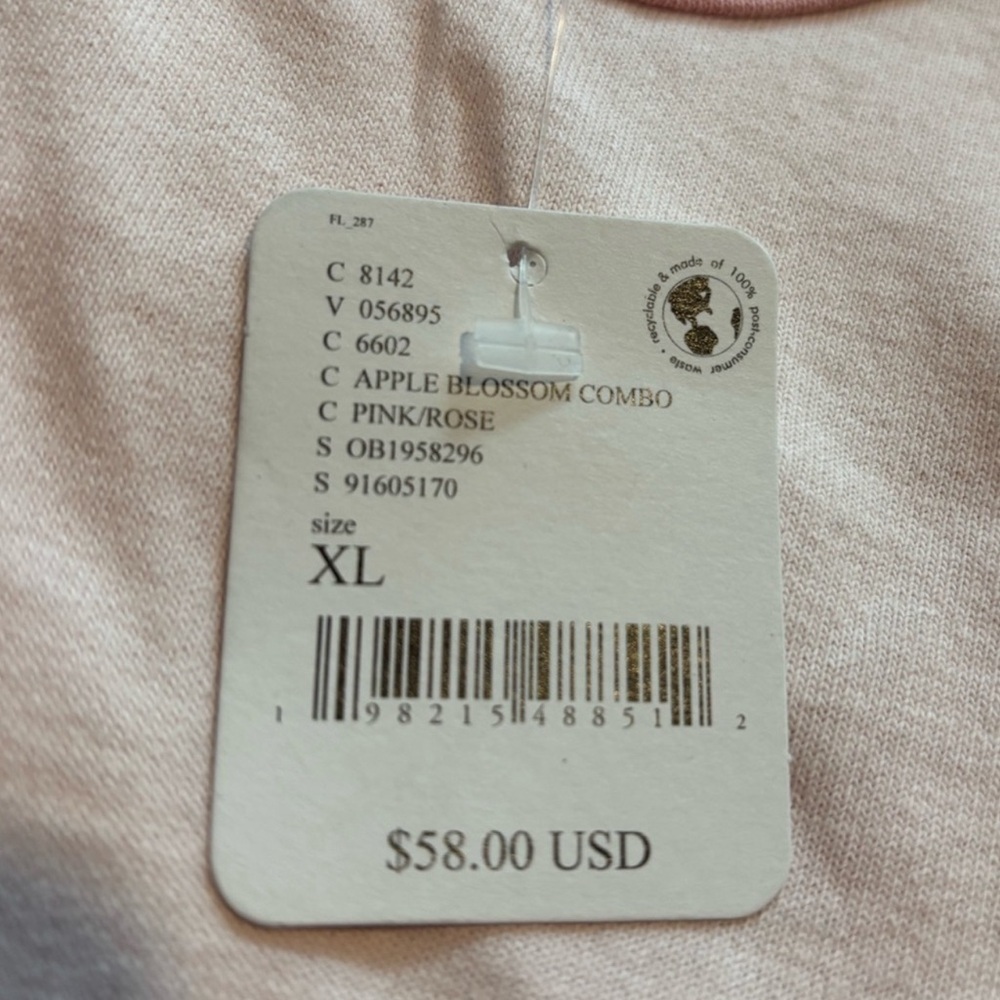 Free People Beach Palma Top in Apple Blossom Combo Size XL NWT - Picture 4 of 6